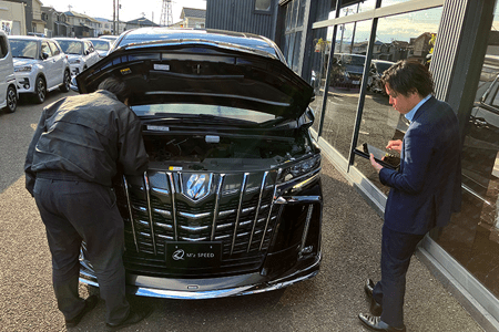 エアロやカスタムパーツを買取価格に反映します